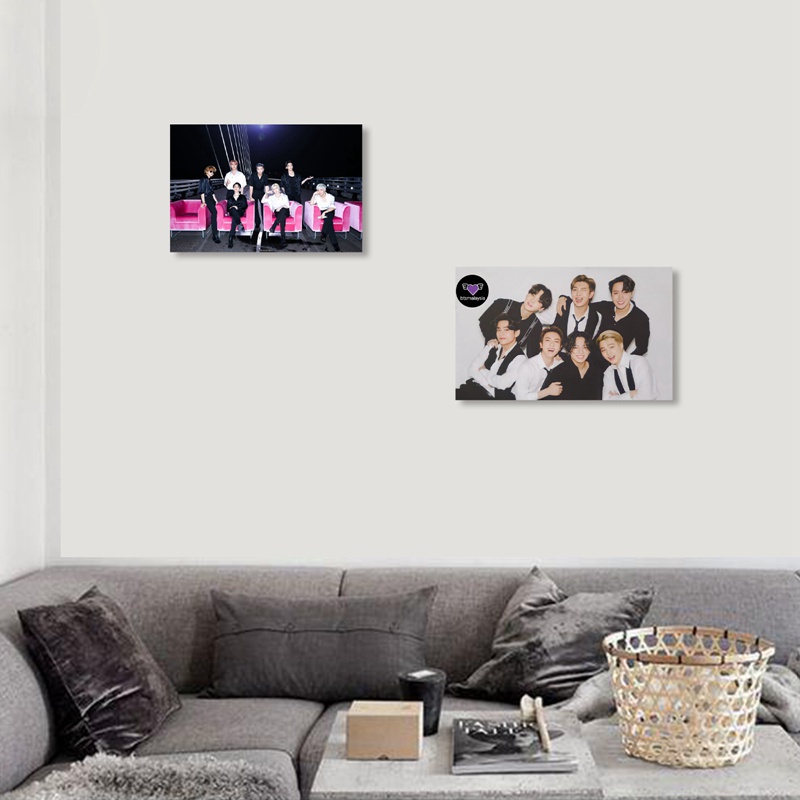 Tấm áp phích dán tường hình BTS k-pop cỡ A3