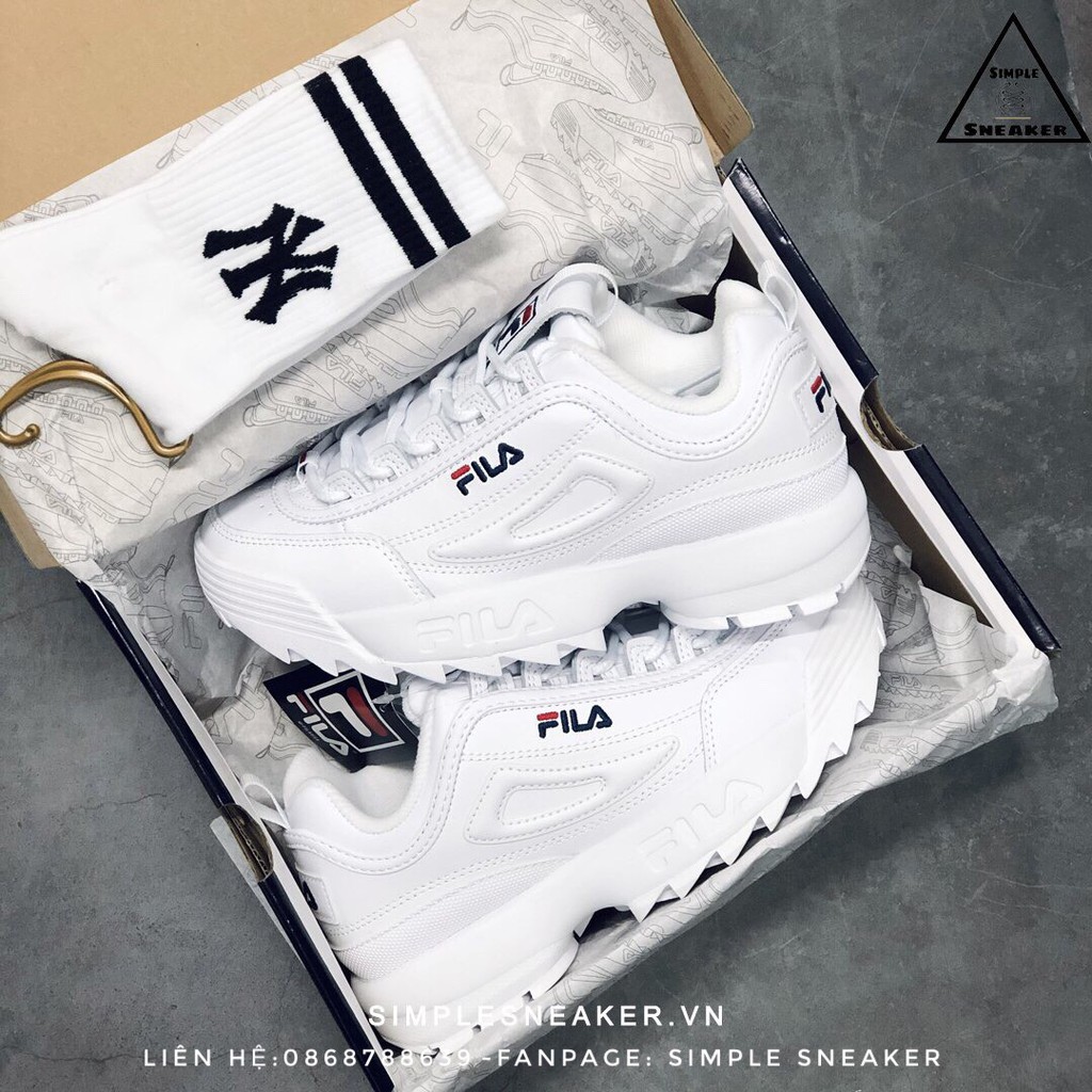 Giày MLB Chính Hãng FREESHIP Chunky LA Chính Hãng- Giày Bóng Chày Boston Hàn Quốc Đế Cao 6cm Tôn Dáng - Simple Sneaker