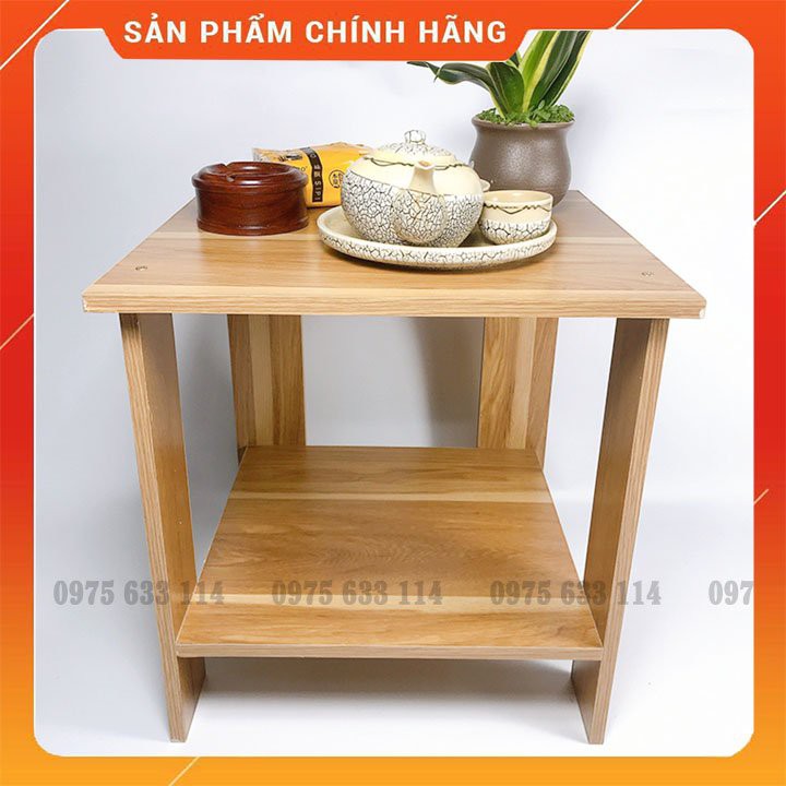 Bàn tràFREESHIPBàn cafe bằng gỗ nhỏ gọn, tiện lợi decor nhà cửa