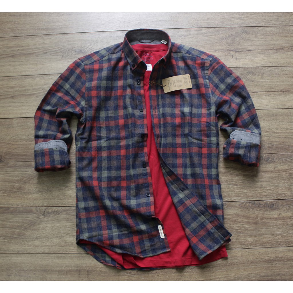 Sơ mi flannel mùa thu