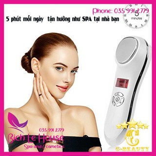 Máy massage đẩy tinh chất nóng lạnh (Hàn Quốc) - Thẩm mỹ BICO