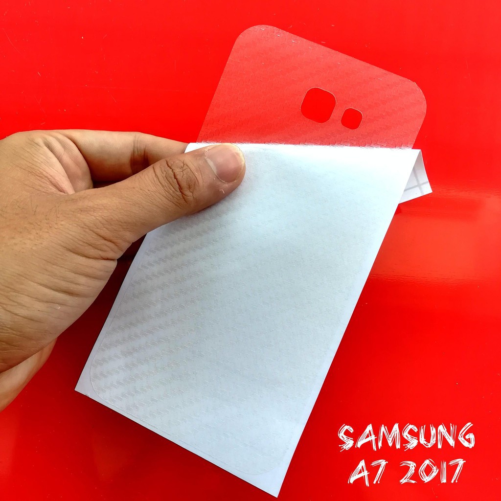 Combo 10 Miếng dán cacbon chống xước mặt lưng Samsung A7,A7 2016,A7 2017.