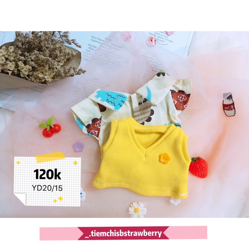 OUTFIT FOR DOLL - GILE KHỦNG LONG