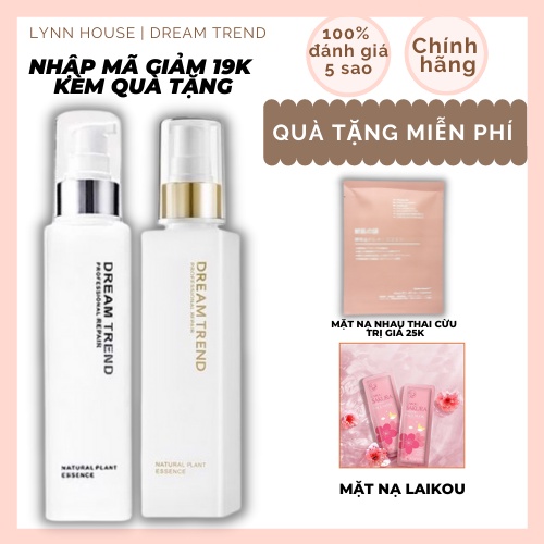 [Mã giảm+2 quà] Combo Dưỡng tóc AHA Gold + Trắng Dream Trend