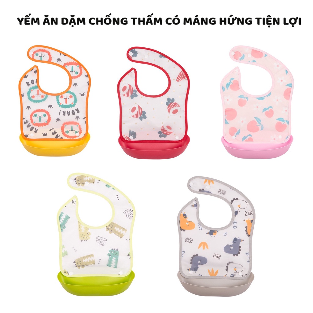 Ghế Ăn Dặm Hanbei cao cấp có 3 mức điều chỉnh độ cao, có bánh xe tiện di chuyển
