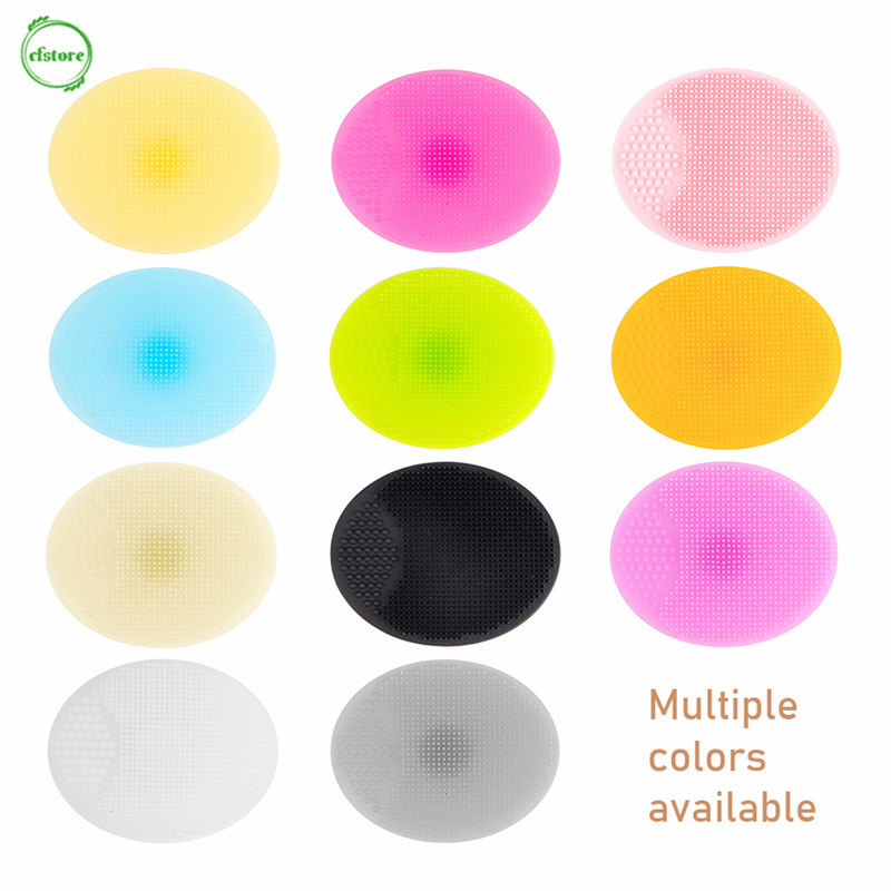 [Hàng mới về] Bàn chải silicon rửa mặt làm sạch mụn đầu đen