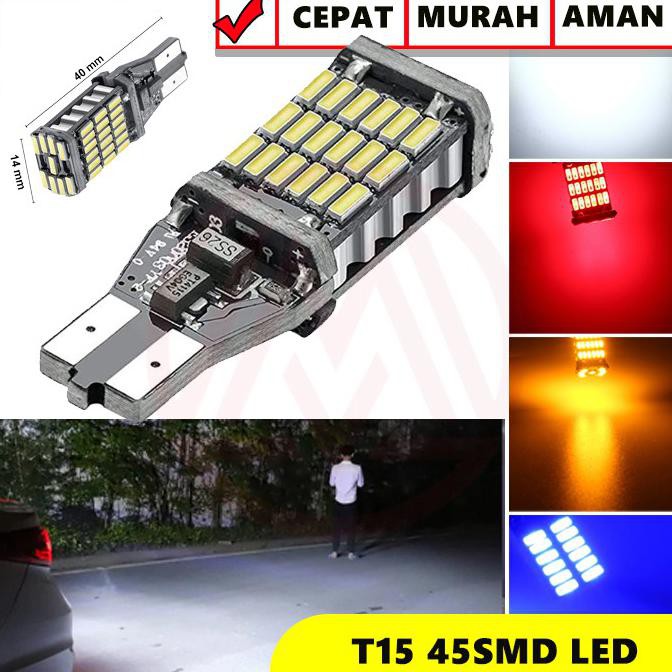 Đèn Led Lùi Xe Siêu Sáng 45 Bóng T15 T10 W16W