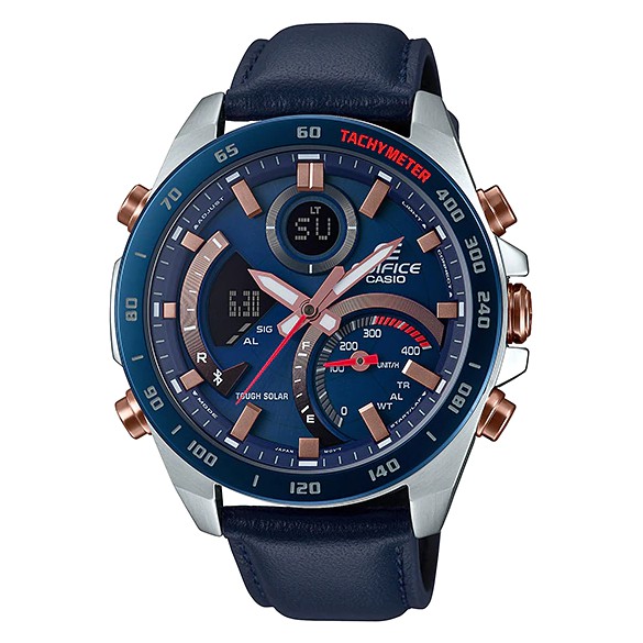 Đồng Hồ Nam Dây Da Casio EDIFICE ECB-900BL-2A Chính Hãng