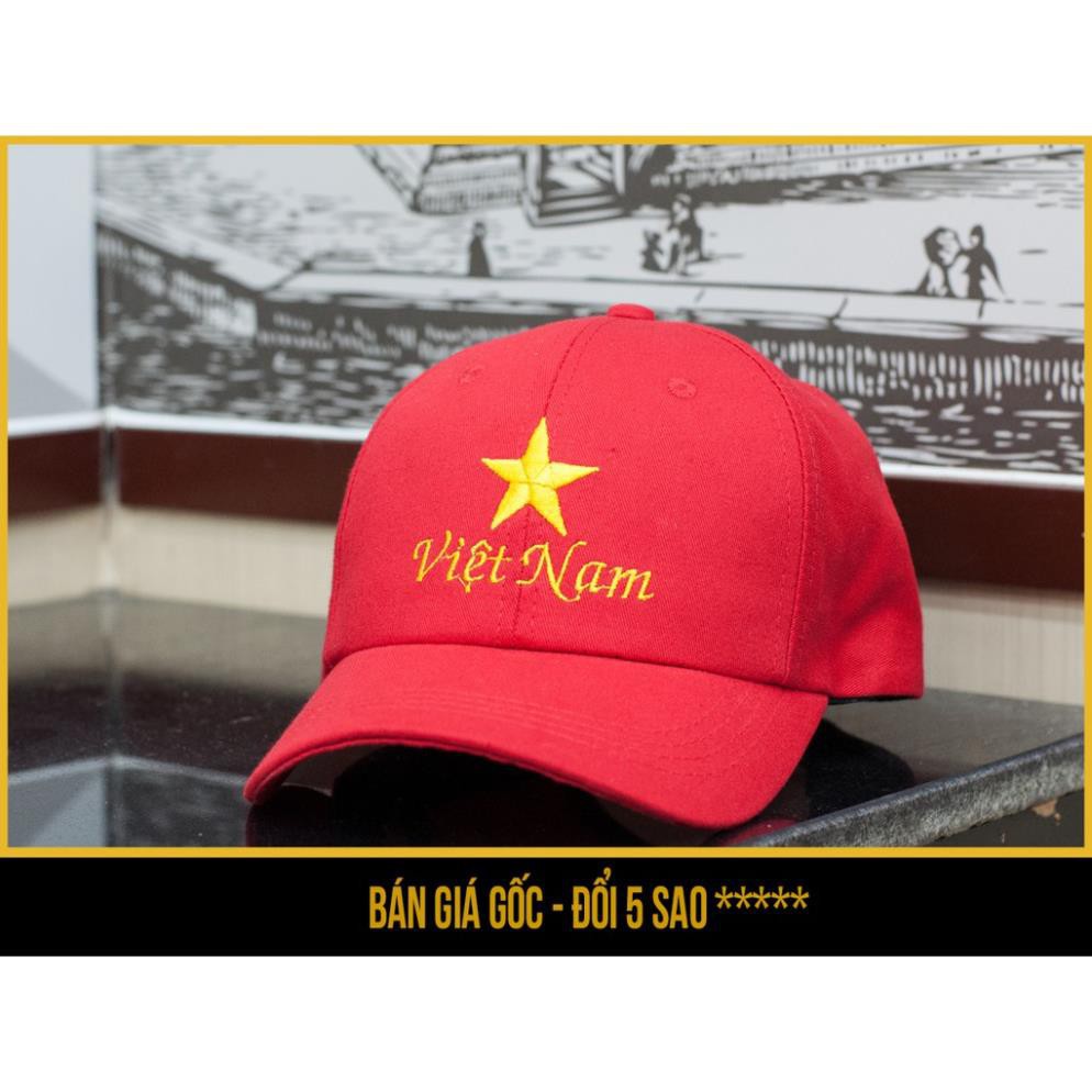 [Giasi223] Mũ nón lưỡi trai cờ đỏ sao vàng Việt Nam - Nón Thời Trang_____Xưởng