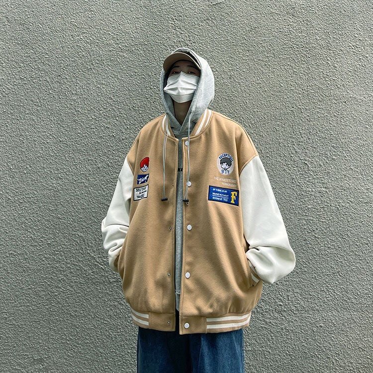 Áo Khoác Bomber Nam Nữ Takkep Cúc Bấm Hot Hit Freesize, HOT, Cầu Vồng | BigBuy360 - bigbuy360.vn