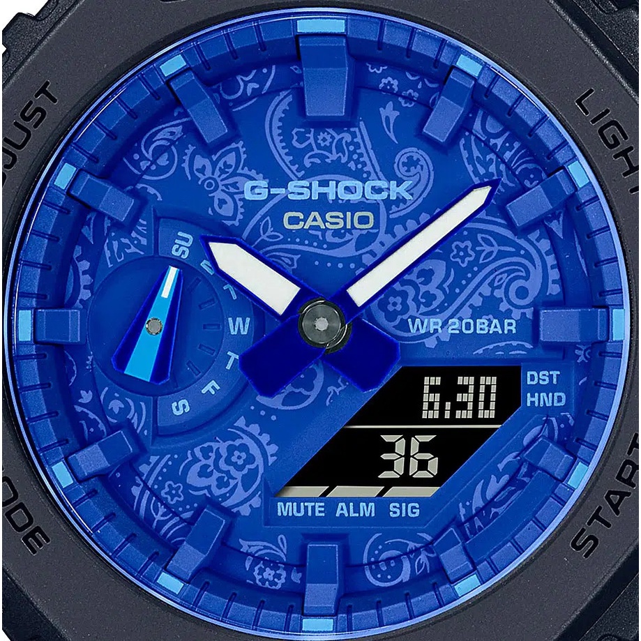 Đồng Hồ Casio Nam Dây Nhựa GSHOCK GA-2100BP-1ADR Chính Hãng