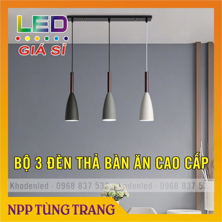 BỘ 3 ĐÈN THẢ TRẦN CAO CẤP