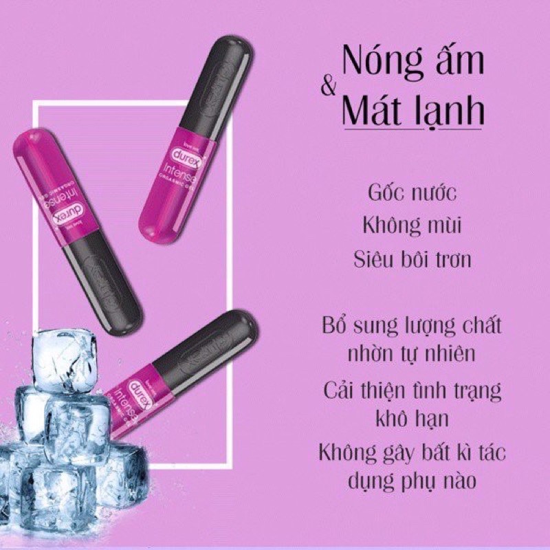 Gel bôi trơn Mỹ Durex Intense Orgasmic - kích thích & tăng khoái cảm nữ (Hàng Chính hãng Authentic)