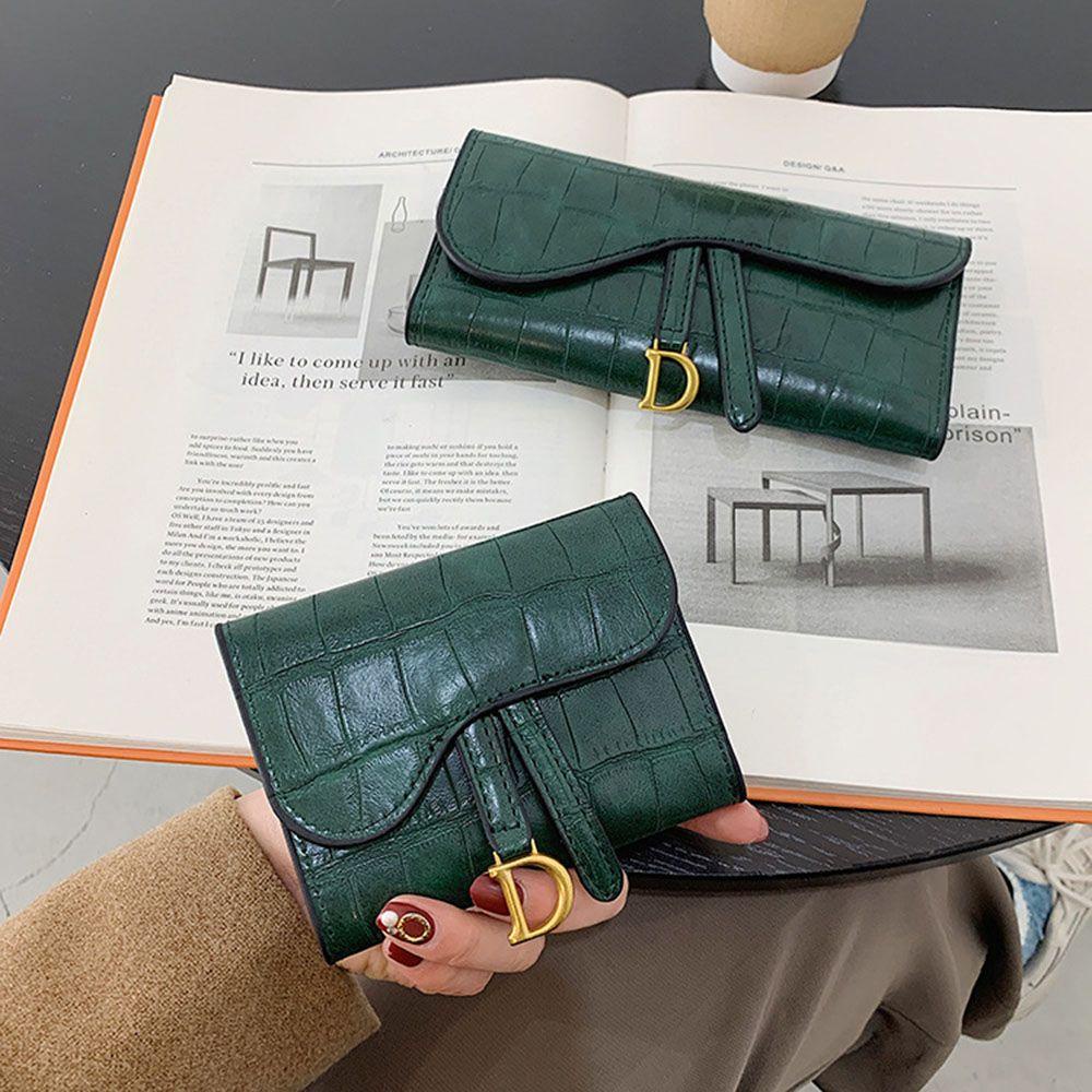 Ví Ngắn Mini Đa Năng Đựng Thẻ / Tiền Xu Tiện Dụng Giá Đỡ