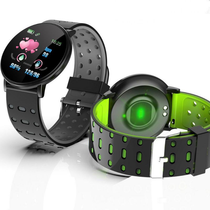 Đồng hồ thông minh theo dõi sức khỏe 119 plus thời trang chống nước IPX67