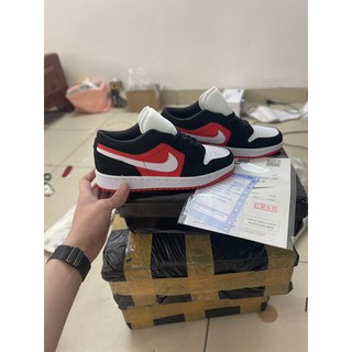 (Ảnh Thật + FullBox) Giày JD Đen đỏ