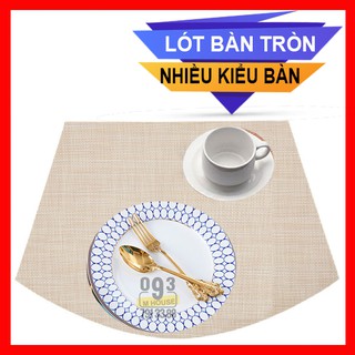 Khăn lót chén dĩa cánh quạt tứ giác vintage cho bàn tròn đủ kiểu bàn 45x29cm