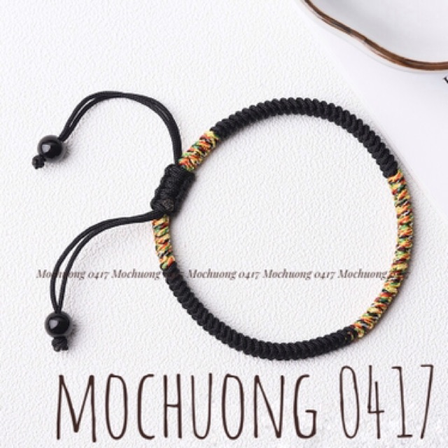 Vòng tay chỉ ngũ sắc Tây Tạng handmade - MH544