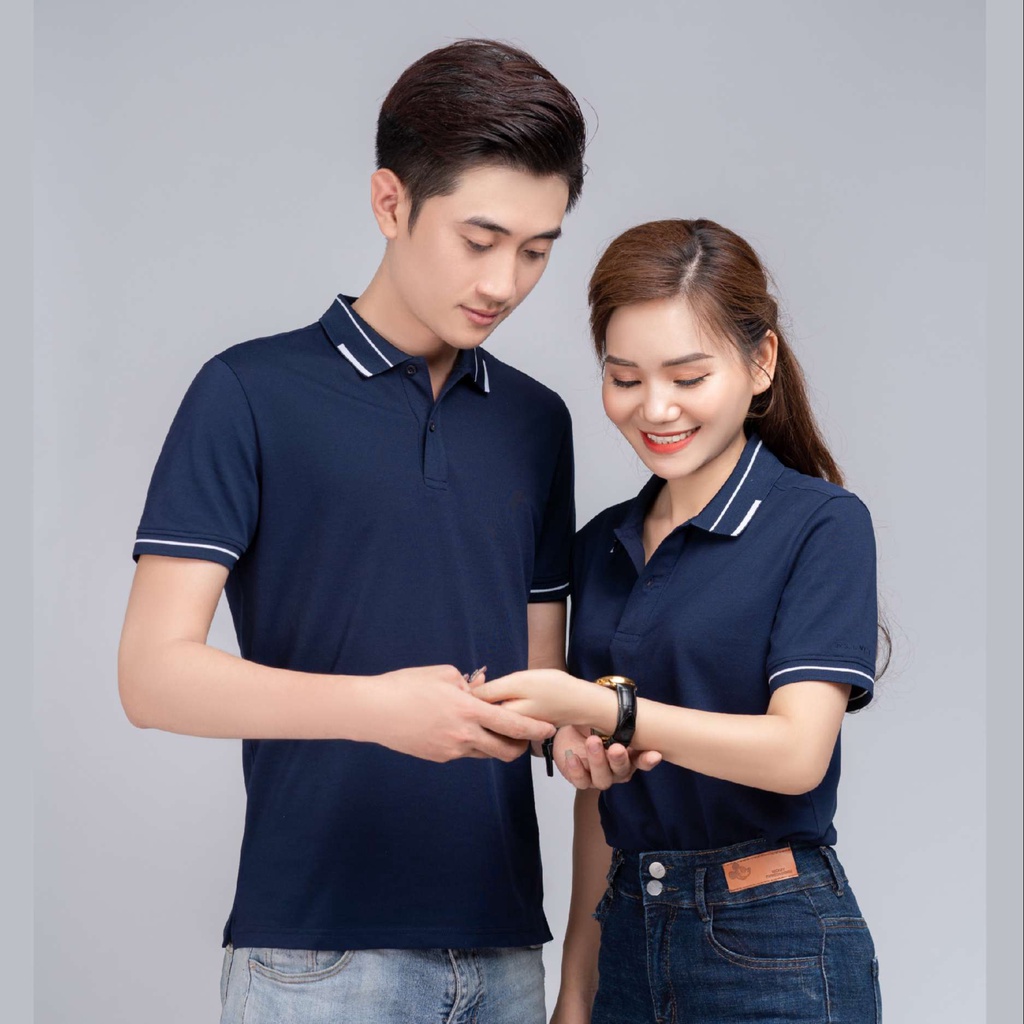 Áo polo cặp đôi cao cấp PALVIN, đẹp, lịch sự và sang trọng - H1APT14