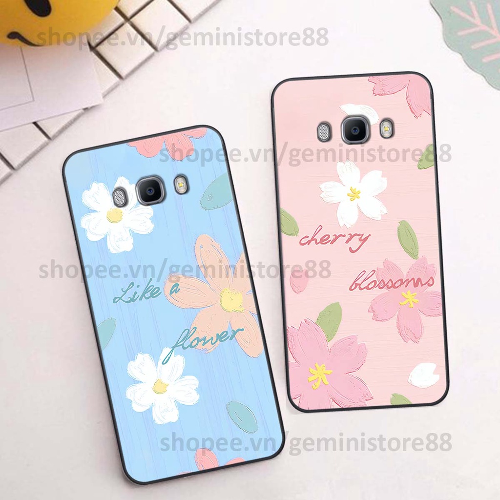 Ốp Samsung J5 / J7 2016 / J510 J710 in hình hoa lá nhiều màu sắc siêu đẹp, siêu xinh, siêu cá tính