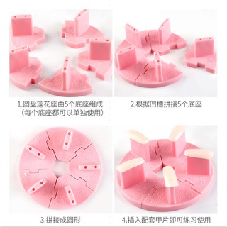Đế Gắn Móng Giả Tập Vẽ Móng