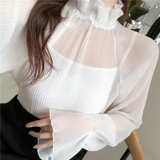 CiCi💎 Áo len xước tay loe [ORDER]