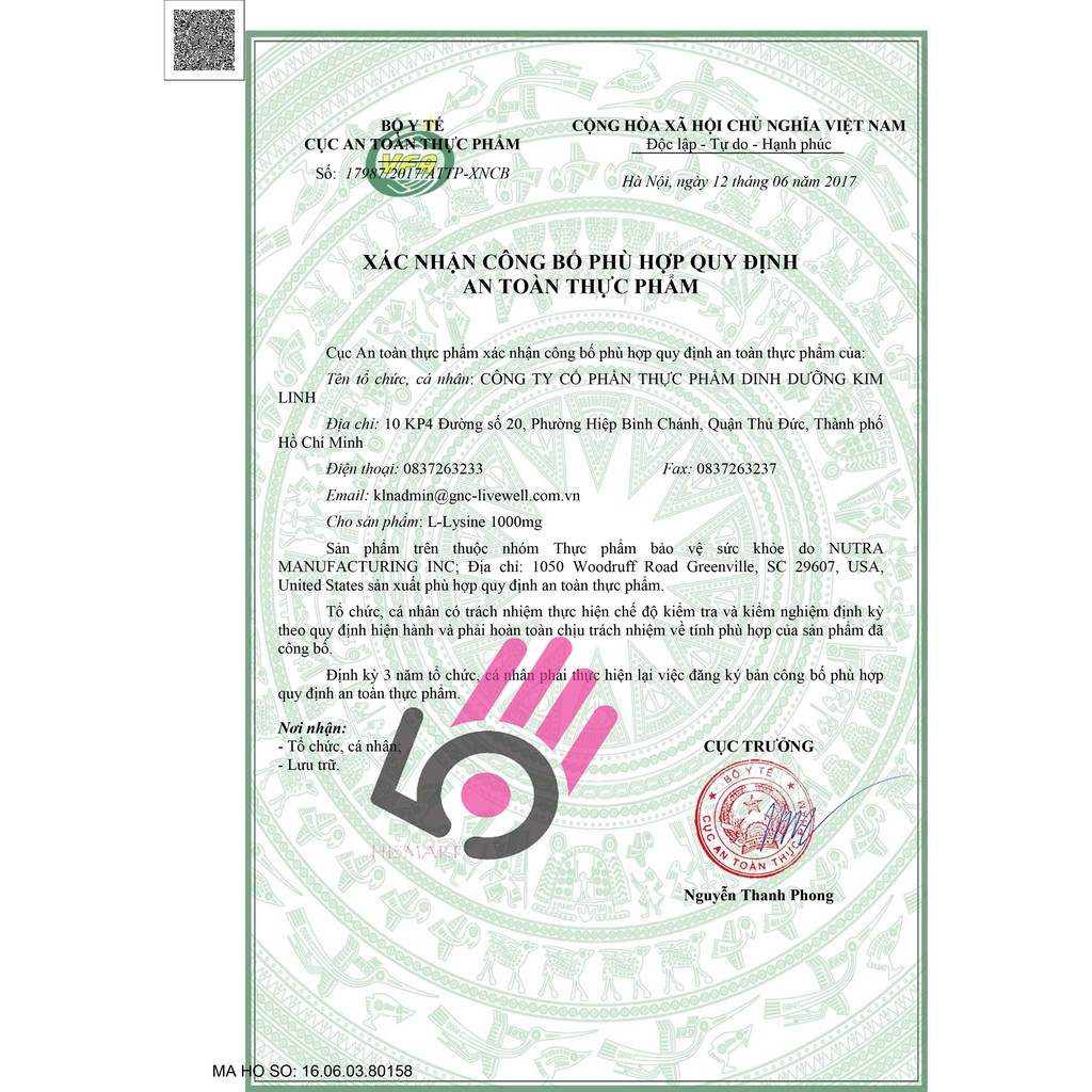 [USA] Sản phẩm Mỹ, L-l-ysine 1000mg 90V | BigBuy360 - bigbuy360.vn
