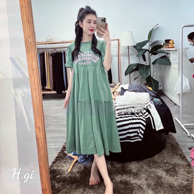 VÁY BABY DOLL CHỮ NGỰC