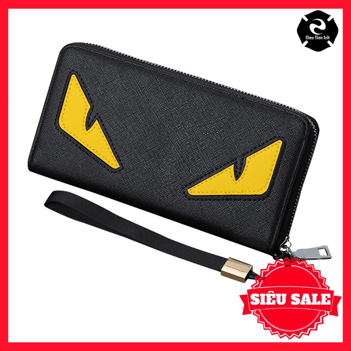 [Mã FAMAYWA2 giảm 10K đơn 50K] FREESHIP - Bóp ví cầm tay đôi mắt quỷ, ví da nam cao cấp, không bong không nổ da | BigBuy360 - bigbuy360.vn