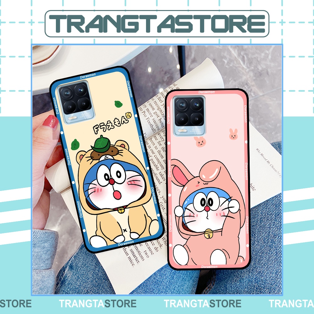 Ốp Realme 8 / 8 Pro in hình cặp đôi doremon, hổ, khủng long dễ thương