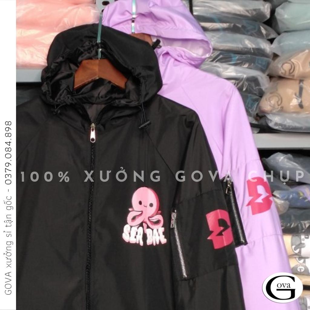 Áo khoác dù Sea Bae nam nữ form rộng Unisex 2 lớp Chống Nắng Siêu Hot ulzzang Jacket Bomber GOVA