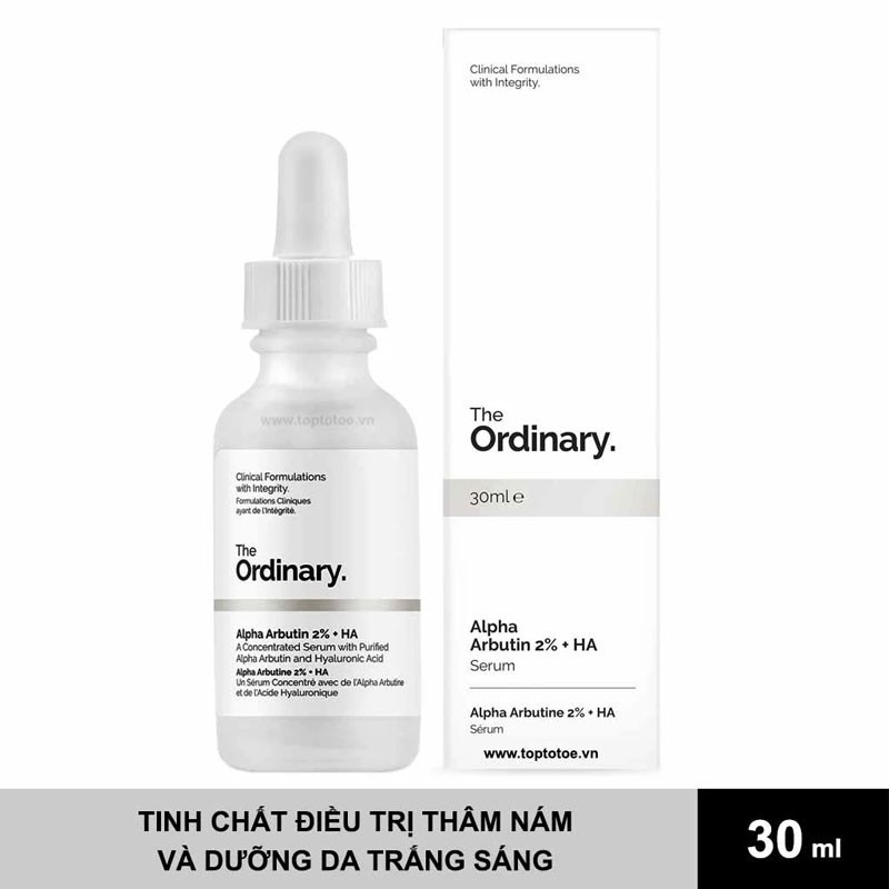 Serum Dưỡng Trắng Alpha Arbutin 2% + HA - The Ordinary