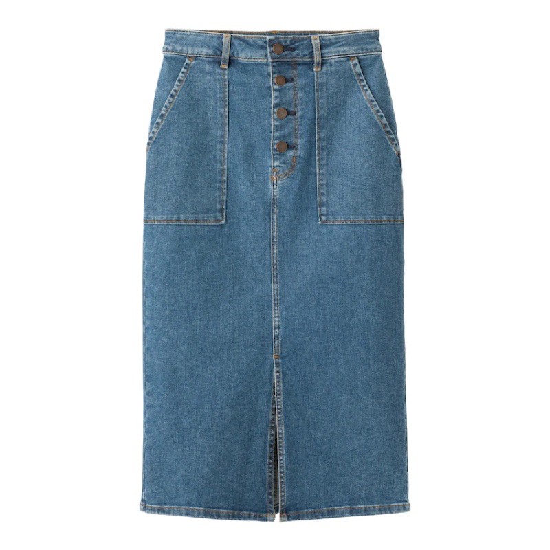 Chân Váy Denim Uniqlo Midi Thời Trang Trẻ Trung