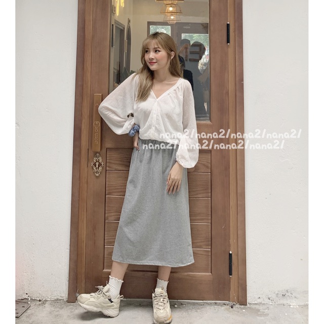 Chân váy thun xẻ | BigBuy360 - bigbuy360.vn