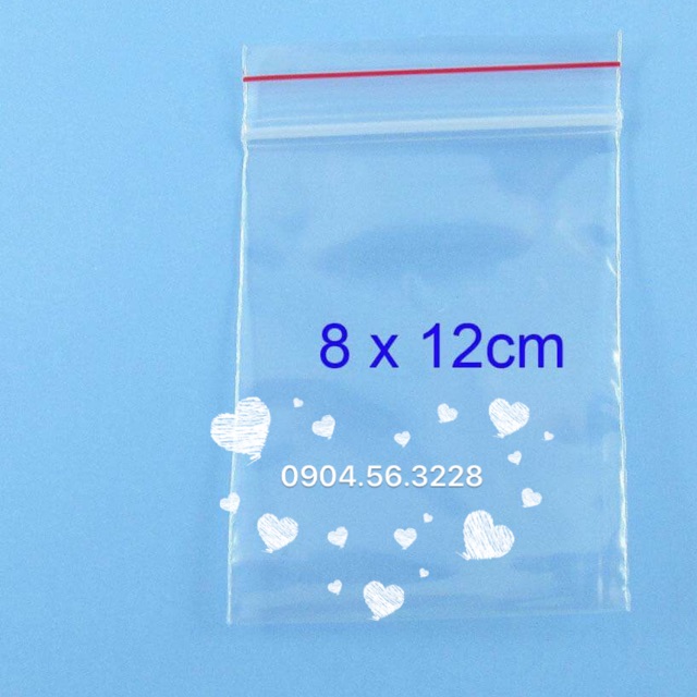 1kg túi zip miết chỉ đỏ đựng thuốc lào