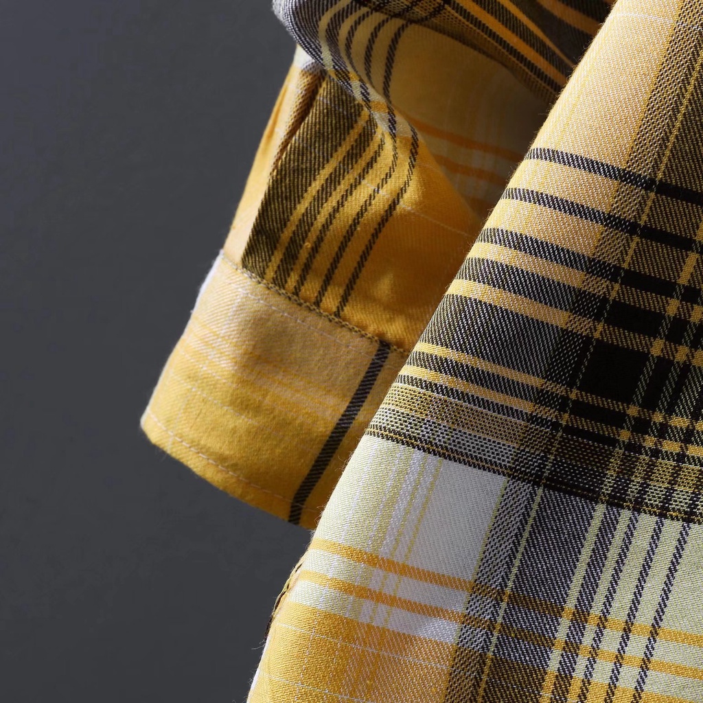 Áo Sơ Mi Caro Tay Dài Thời Trang Dành Cho Nam