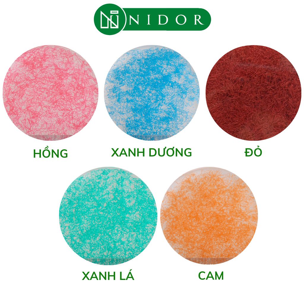 100G Sợi Softsilk Nhiều Màu Trang Trí Mỹ Phẩm