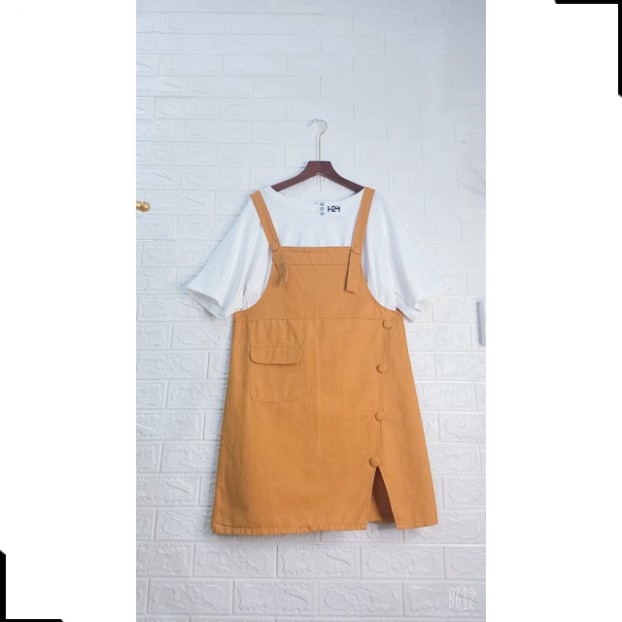 Yếm Váy Kaki Xẻ Tà FreeSize 4 Màu Quảng Châu Cao Cấp | BigBuy360 - bigbuy360.vn