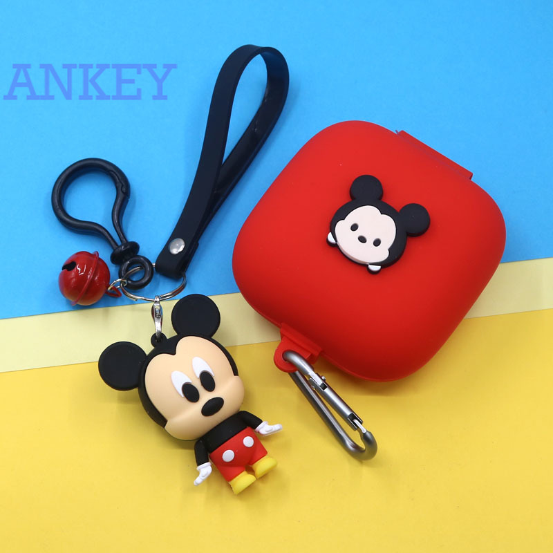 Beats Powerbeats Pro Case Vỏ Bảo Vệ Hộp Đựng Tai Nghe Không Dây Bluetooth Hình Chuột Mickey Minnie