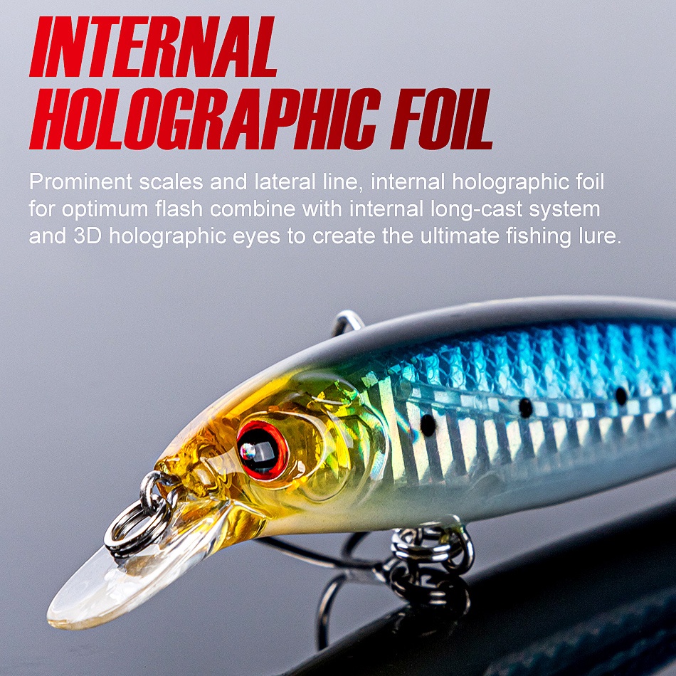 Mồi câu giả hình con cá NBL9006 10cm/13.6g 12cm/22g chuyên dụng