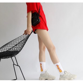 Vớ (tất) unnisex Off White nhiều mẫu (hình thật)