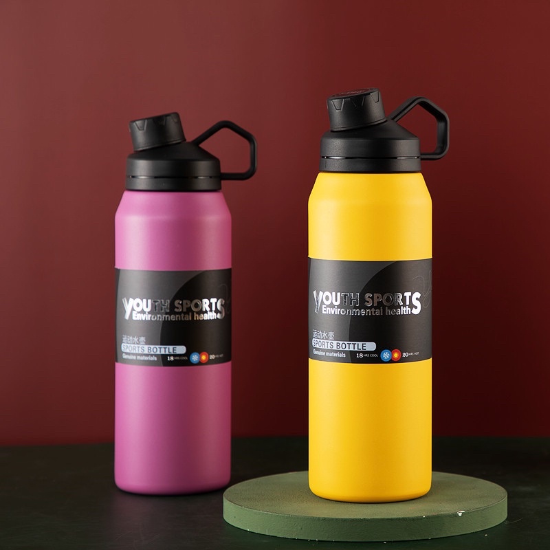Bình giữ nhiệt dáng thể thao dung tích lớn 1000ml có lõi lọc trà