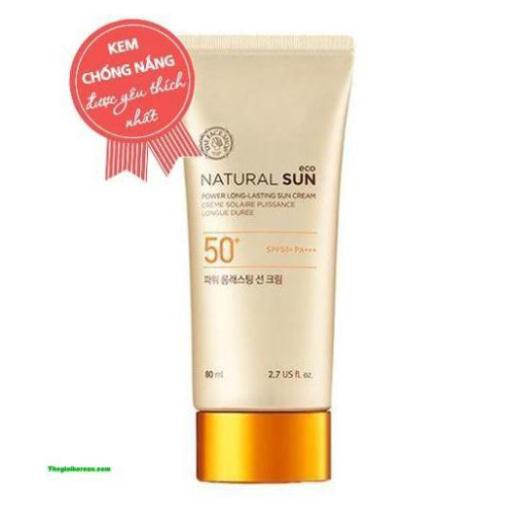 Kem chống nắng đa chức năng NATURAL SUN ECO POWER LONG-LASTING SUN CREAM SPF50+ PA+++ 80ML