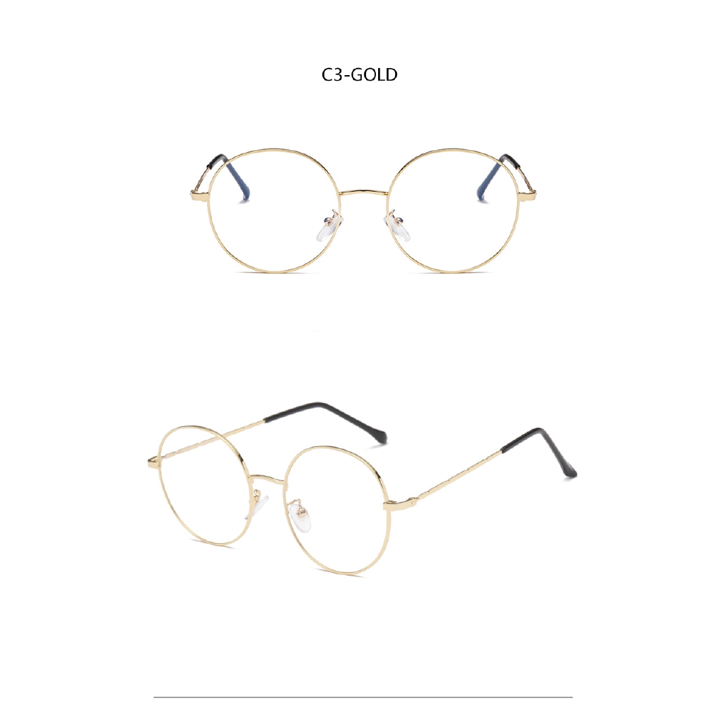 Gọng kính kim loại thời trang phong cách retro dành cho nam và nữ