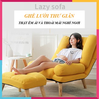 Ghế lười tựa lưng nằm thư giãn đọc sách cao cấp điều chỉnh lưng ghế 180 độ tùy mục đích sử dụng