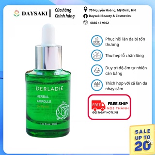 Tinh chất thảo dược giảm mụn Derladie Herbal Ampoule For Blemish 30ml