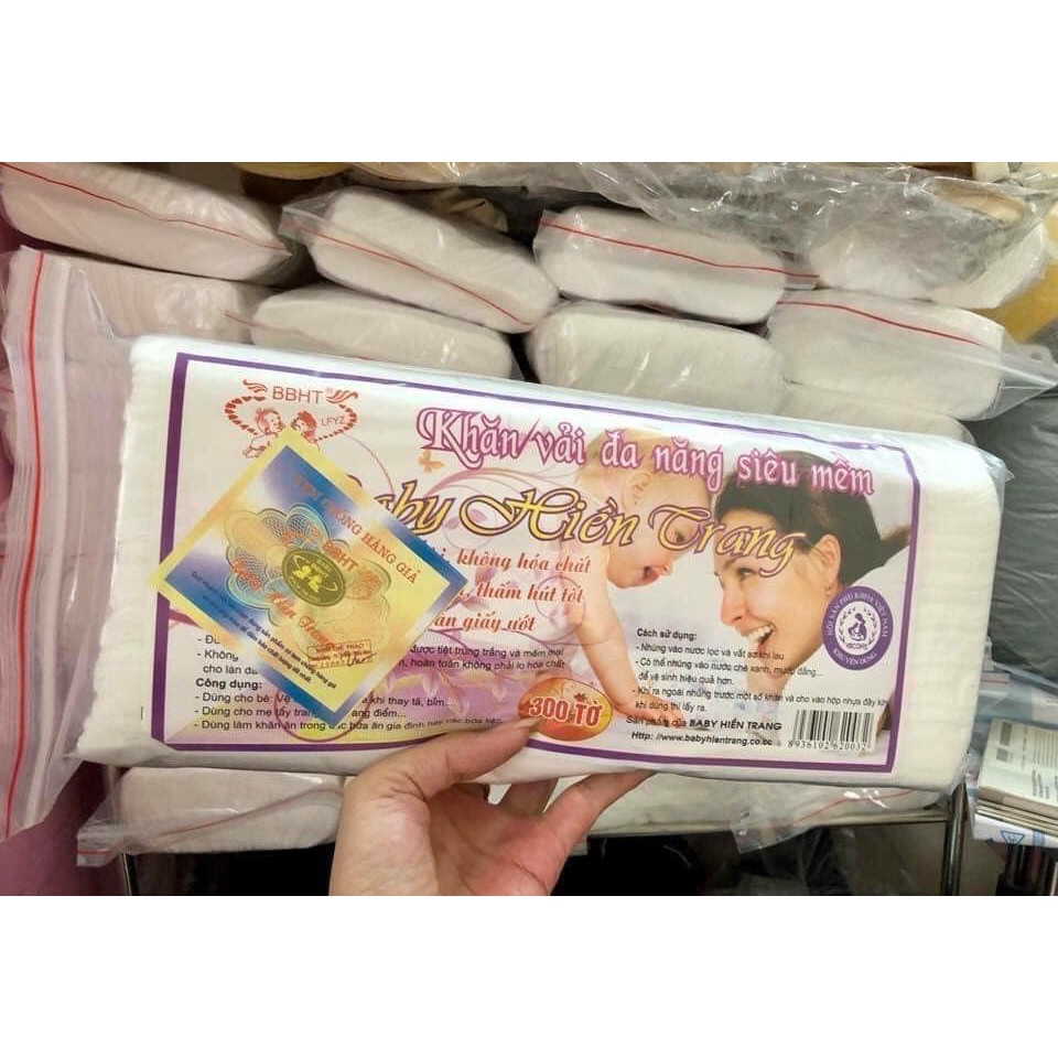 Khăn vải khô đa năng baby Hiền Trang