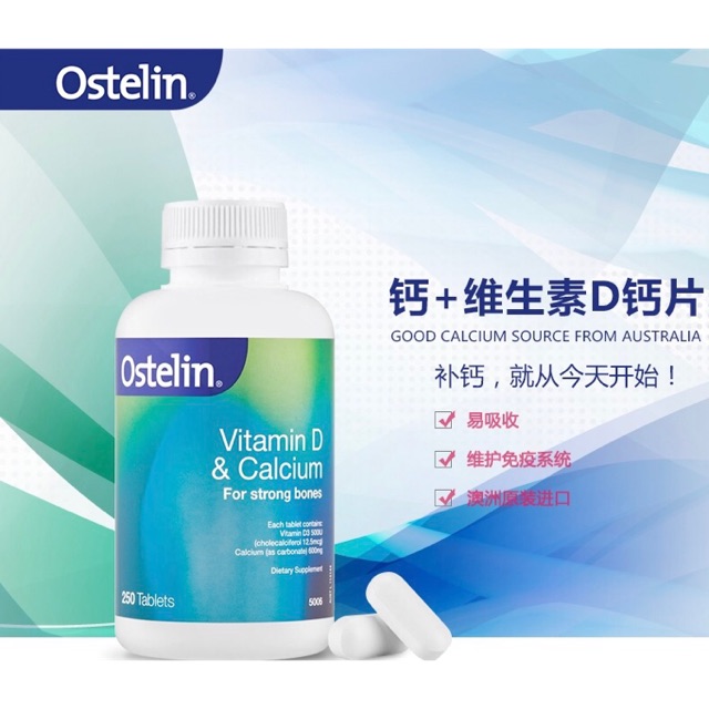 Viên uống bổ sung canxi và vitamin D Ostelin hộp 250v - 3281422 , 990258500 , 322_990258500 , 890000 , Vien-uong-bo-sung-canxi-va-vitamin-D-Ostelin-hop-250v-322_990258500 , shopee.vn , Viên uống bổ sung canxi và vitamin D Ostelin hộp 250v
