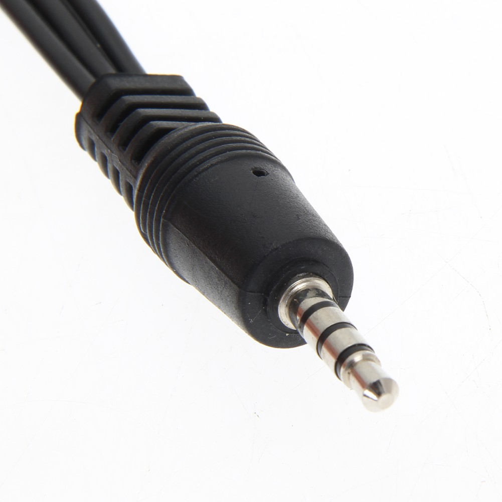 1.2M dây cáp âm thanh chia quang AV từ JA 3.5mm sang 3 đầu RCA đa năng