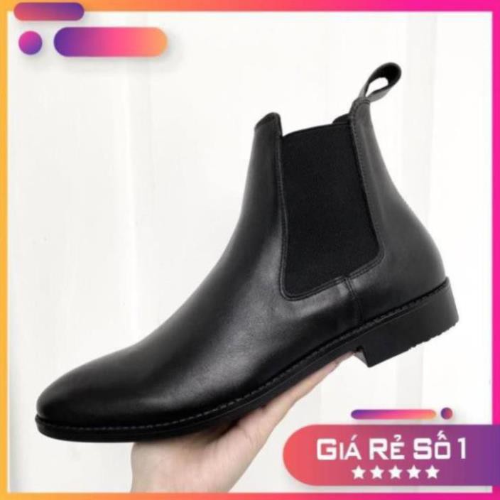 [Sale 3/3] Giày chelsea boot da bò thật TEFOSS HT650 đen nappa cổ cao thời trang size 38-43 Sale 11 -op1 " _ ?